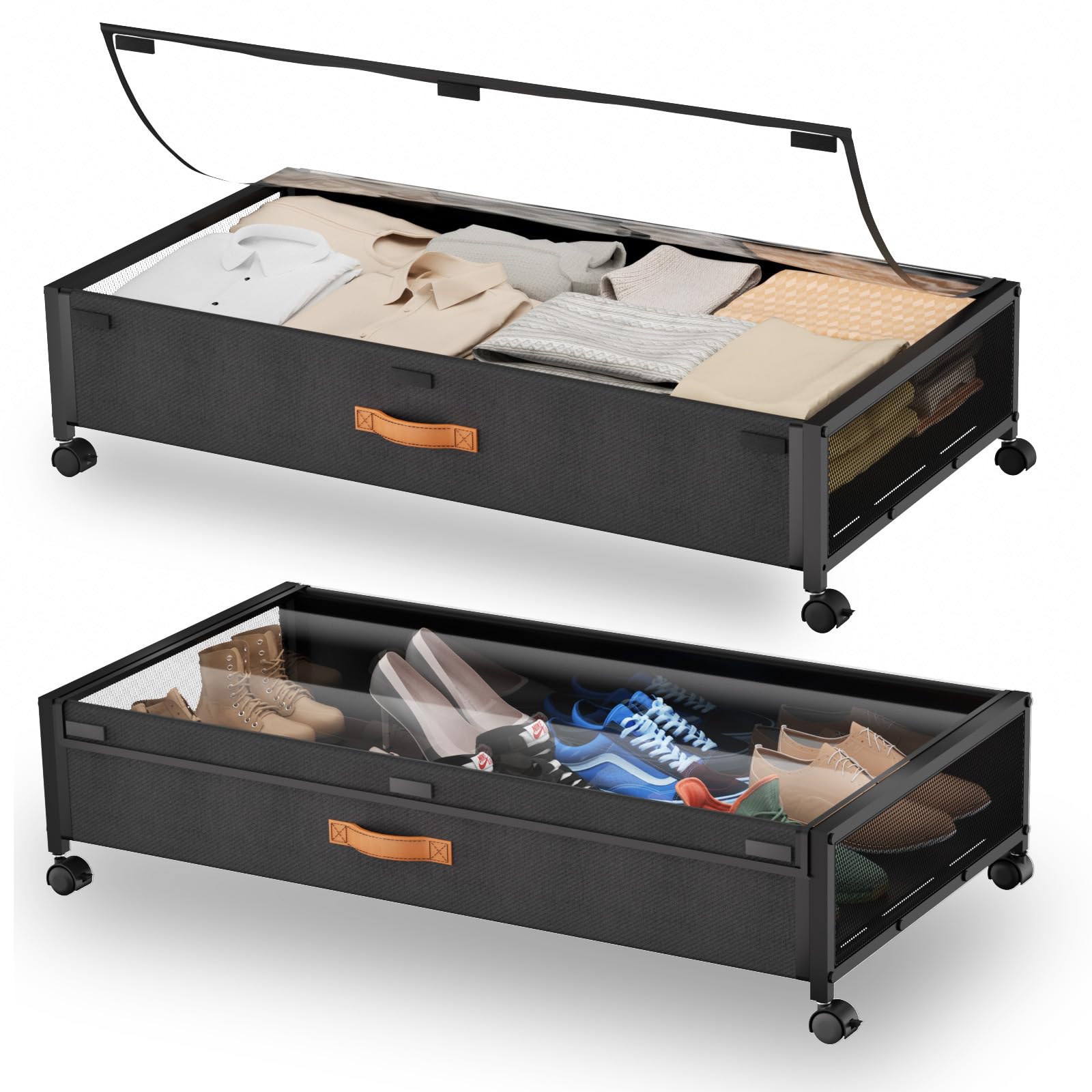 Amazon.com: Fulpower Under Bed Storage with Wheel, 2XL